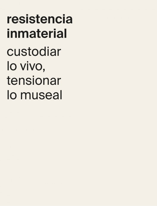 Jornadas 'Resistencia inmaterial'