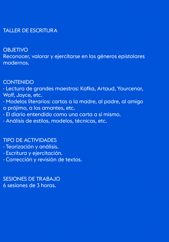 El arte de los géneros epistolares