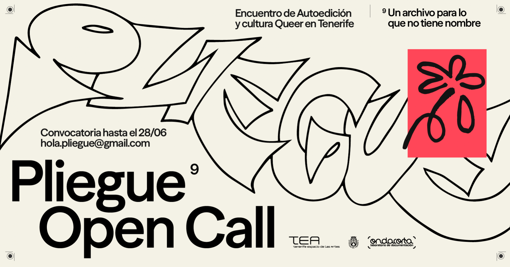Convocatoria abierta para Pliegue 9