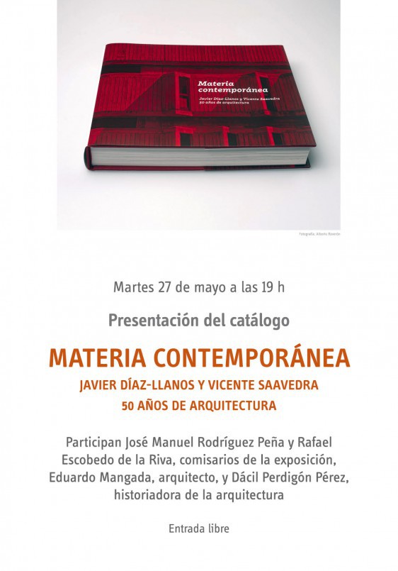 Presentación del catálogo de 'Materia contemporánea'