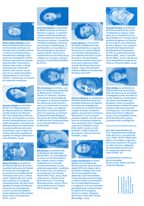 Jornadas 'Metodologías feministas en la investigación y la creación artísticas'