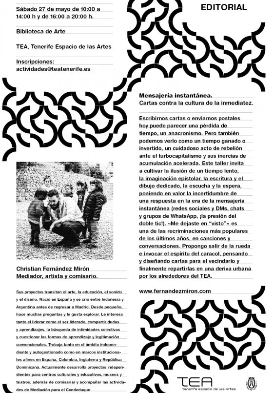 Mensajería instantánea. Cartas contra la cultura de la inmediatez