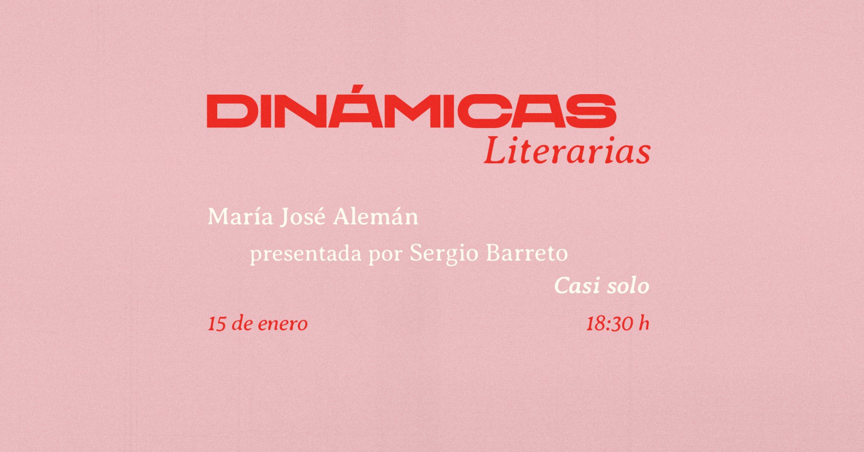 'Casi solo', de María José Alemán