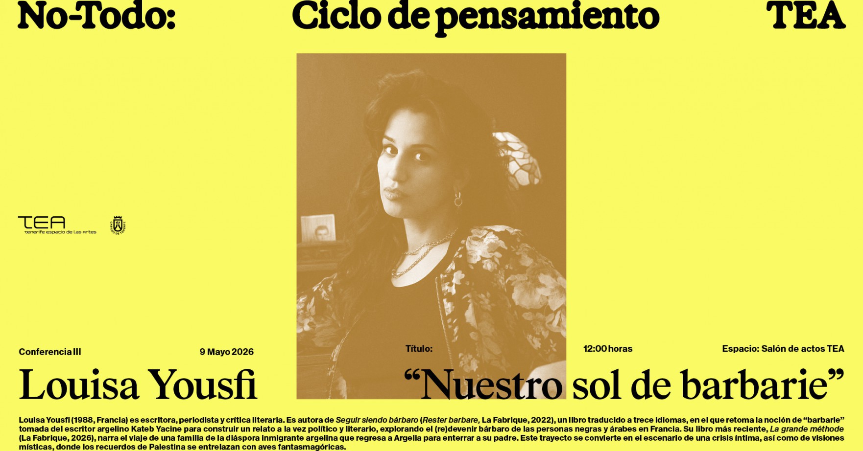 'Nuestro sol de barbarie', por Louisa Yousfi