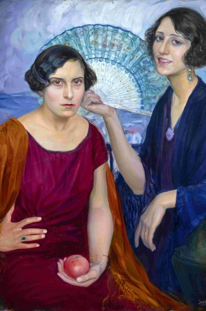 José Aguiar. Mujeres con fruta (ca.1925). Colección Gobierno de Canarias
