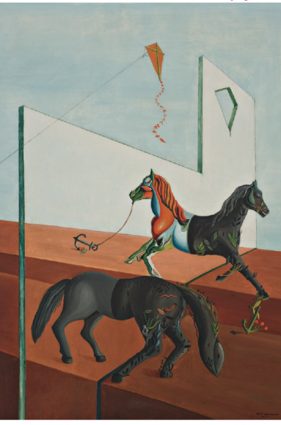 Óscar Domínguez, "Le dimanche ou Rut marin" (1935). Colección TEA Tenerife Espacio de las Artes.