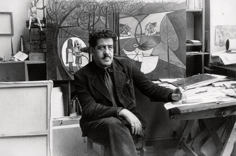 Edith Michaelis. RETRATO DE OSCAR DOMINGUEZ, c. 1950 coleccion particular Paris