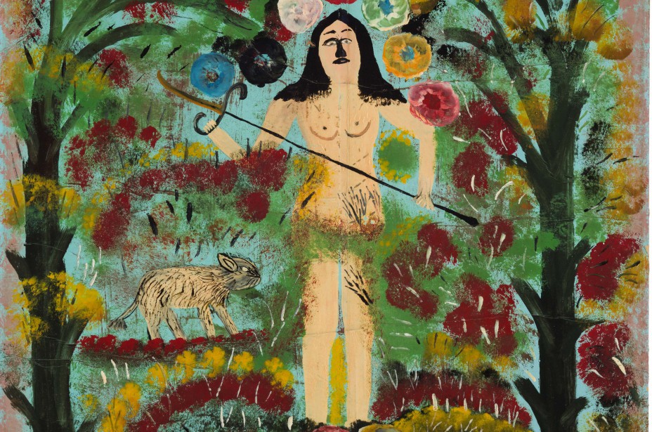 Sin título (ca. 1945), de Hector Hyppolite. Colección TEA Tenerife Espacio de las Artes, Cabildo Insular de Tenerife