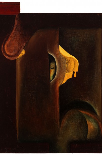 'Los cuerpos nº 3', de Cándido Camacho, 1973. Colección TEA Tenerife Espacio de las Artes, Cabildo Insular de Tenerife.