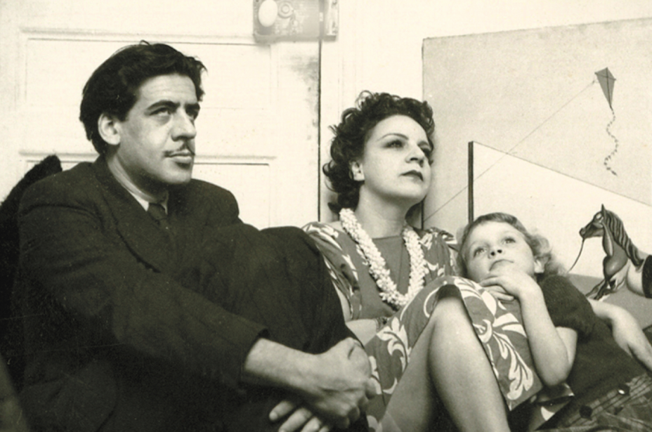 Óscar Domínguez y Marcelle Ferry. París, 1936. Fotografía de Marcel Jean.