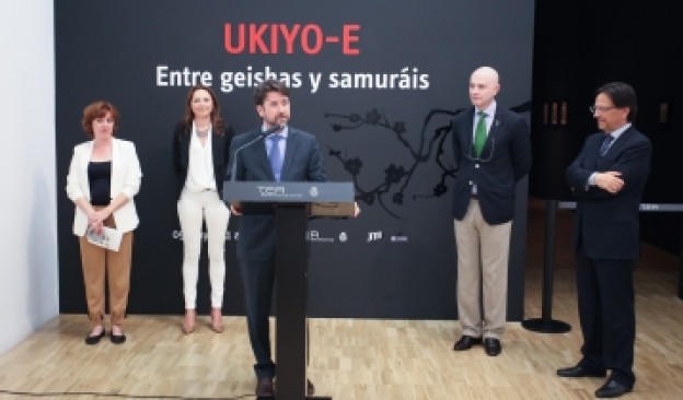 Presentación de la exposición 'Ukiyo-e: Entre geishas y samuráis'