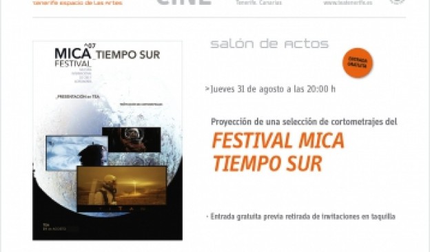 TEA Tenerife Espacio de las Artes proyecta una selección de cortometrajes de la Muestra de Cine Astronómico Tiempo Sur