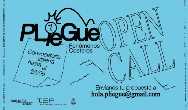 Open Call. Pliegue 7: Fenómenos costeros. Encuentro de Autoedición en Tenerife.
