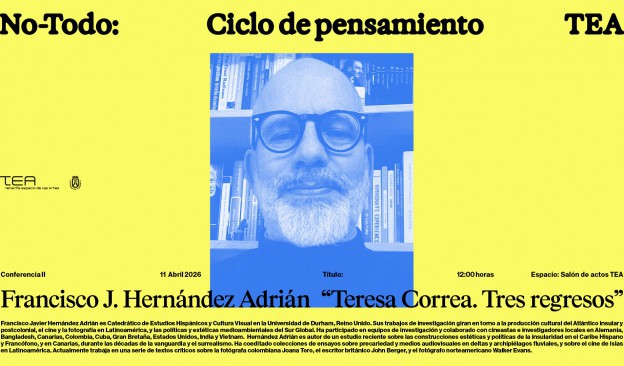 Francisco J. Hernández Adrián analiza en el museo TEA el universo artístico de Teresa Correa